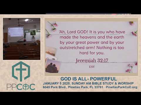 Featured image for “JANUARY 5 2025, SUNDAY AM BIBLE STUDY & WORSHIP”