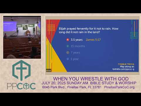 Featured image for “JULY 20, 2025 SUNDAY AM  BIBLE STUDY & WORSHIP”