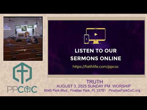 Featured image for “AUGUST 3, 2025 SUNDAY PM  WORSHIP”