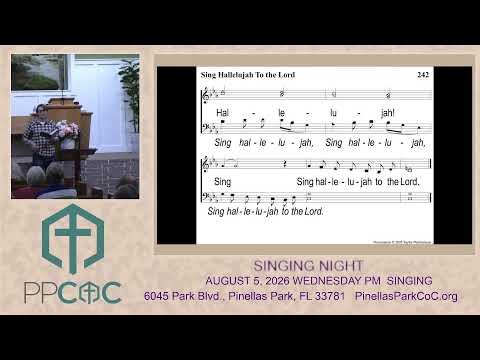 Featured image for “AUGUST 5, 2026 WEDNESDAY PM SINGING”